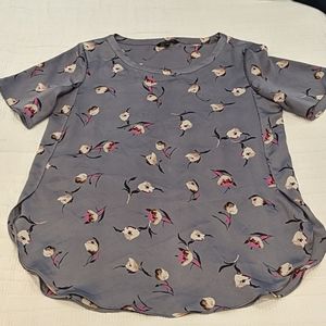 BR Grey Floral Tunic